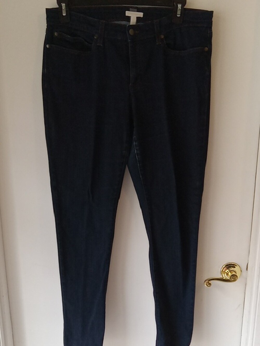 Eileen Fisher Denim Jeans Skinny Leg Tall Size 14 - Picture 5 of 7